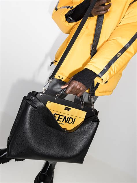 fendi black peekaboo bag|buy fendi peekaboo bag online.